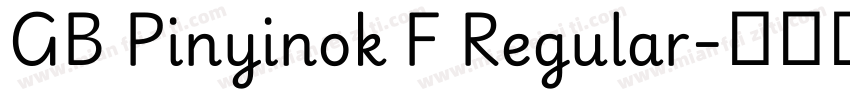 GB Pinyinok F Regular字体转换